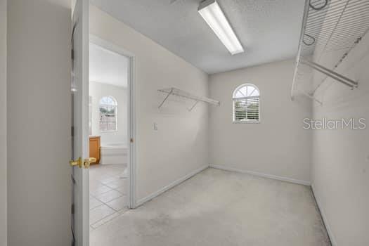 LARGE CLOSET IN MASTER BEDROOM