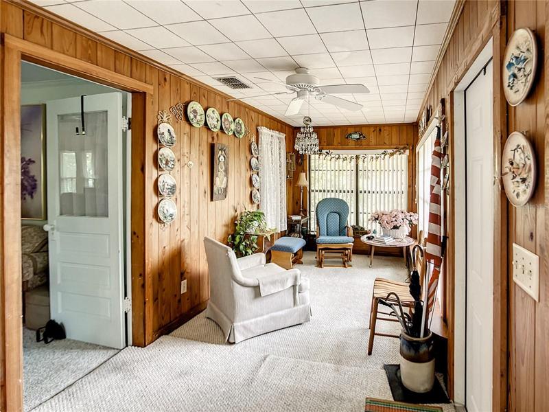 The front den is 7' x 19' and part (or all) could easily be converted to a 3rd bedroom.