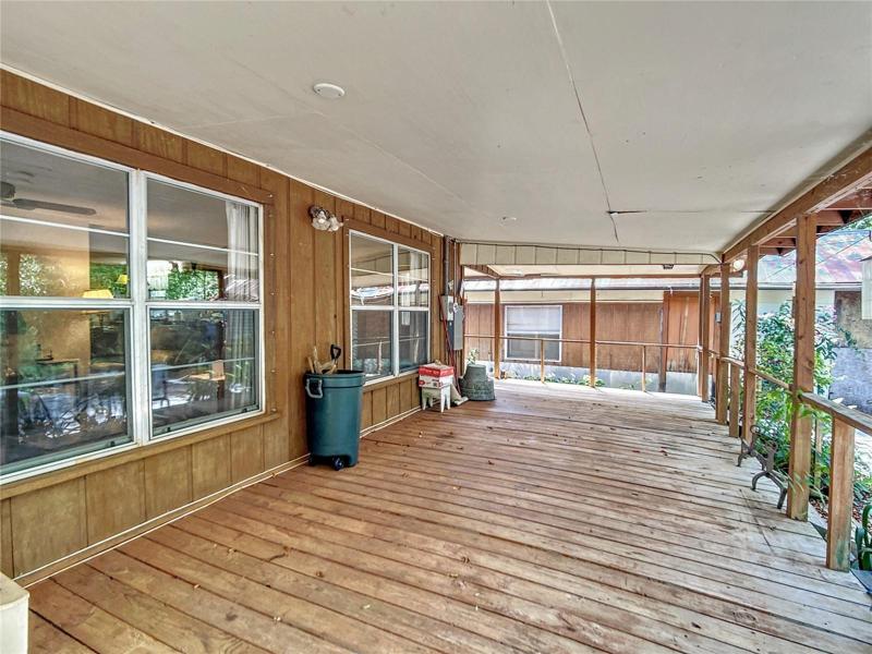 Back porch.