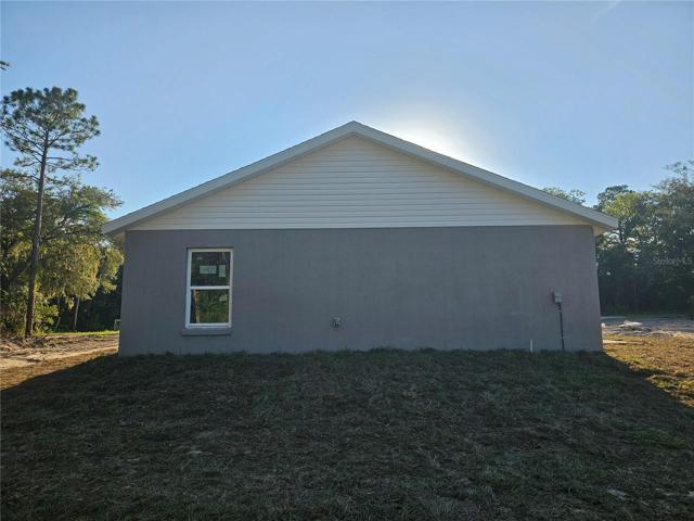 Rear view of property