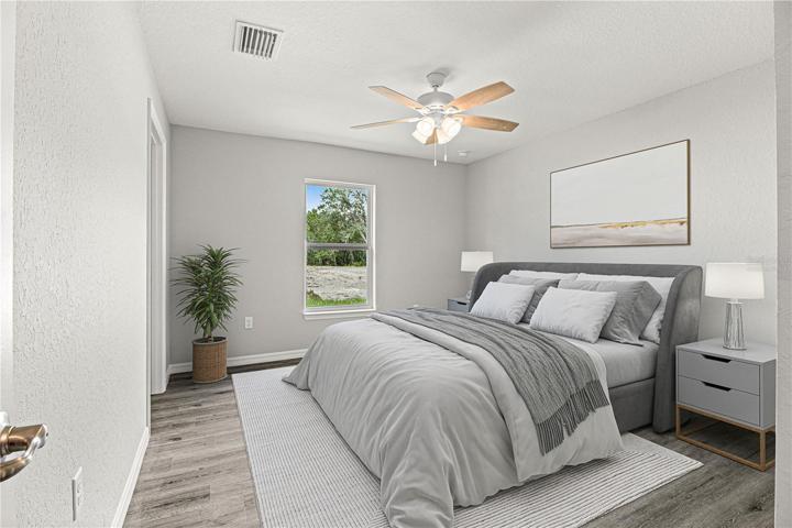 Virtually Staged Guest Bedroom