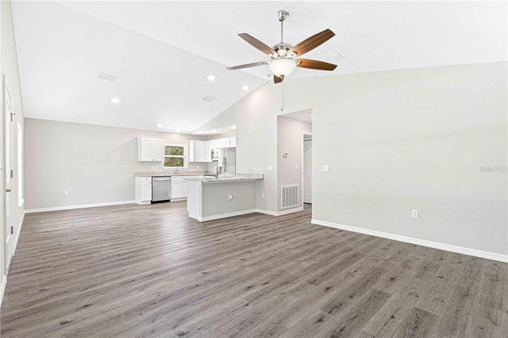 Kitchen & Living Area