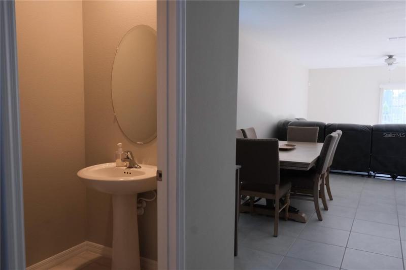Half Bath in Foyer