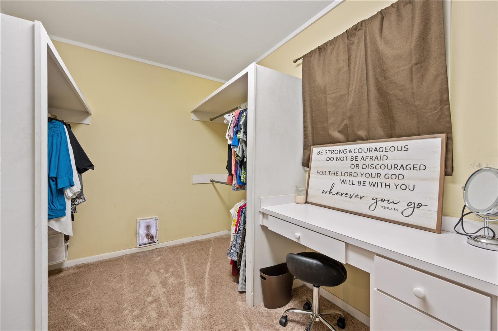 master bedroom closet