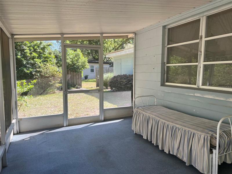 Screen Room Backyard