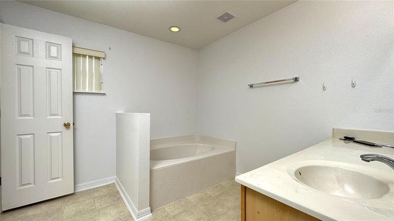 Master bathroom