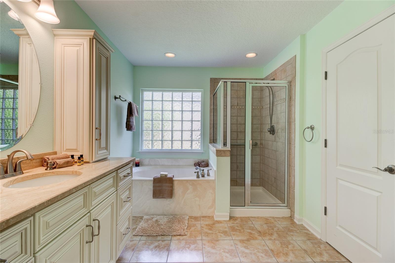 Garden Tub and Shower