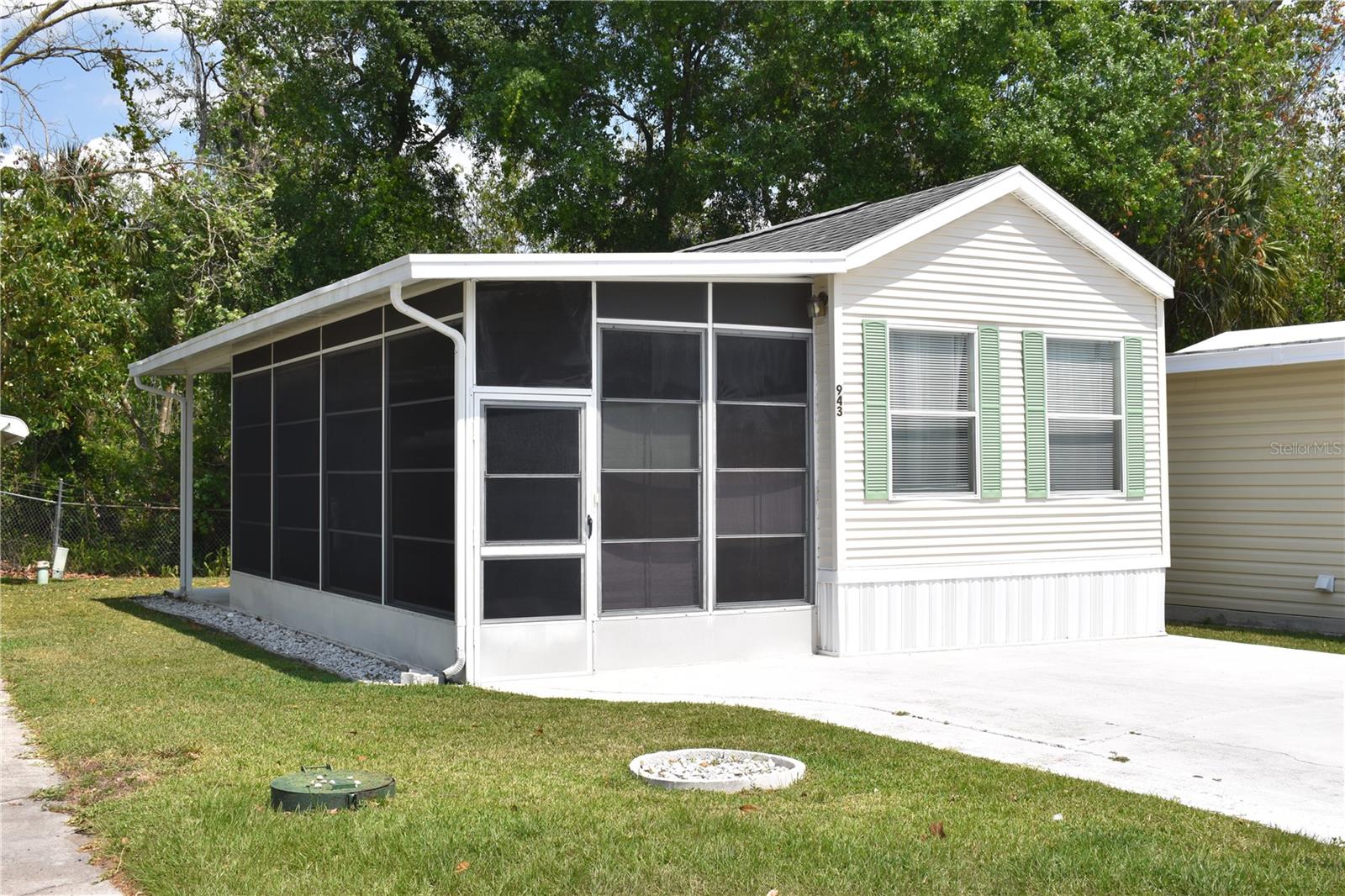 Left side of unit