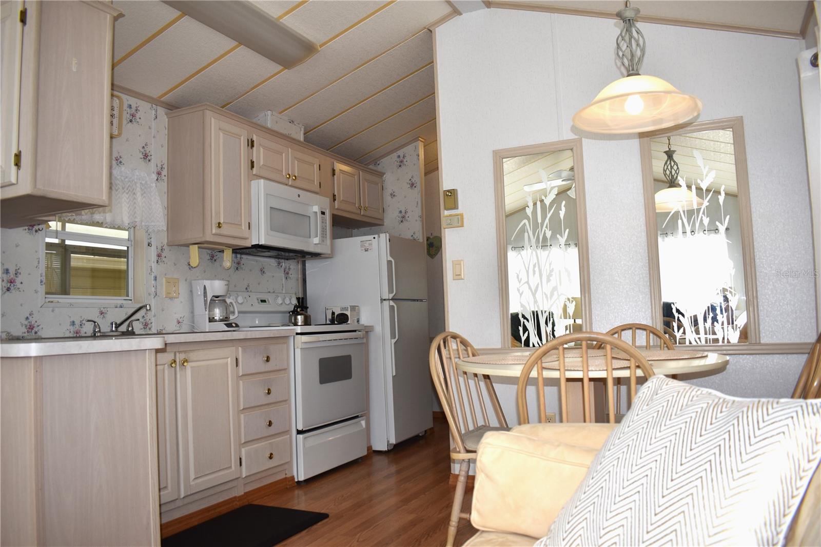 Kitchen and dining area