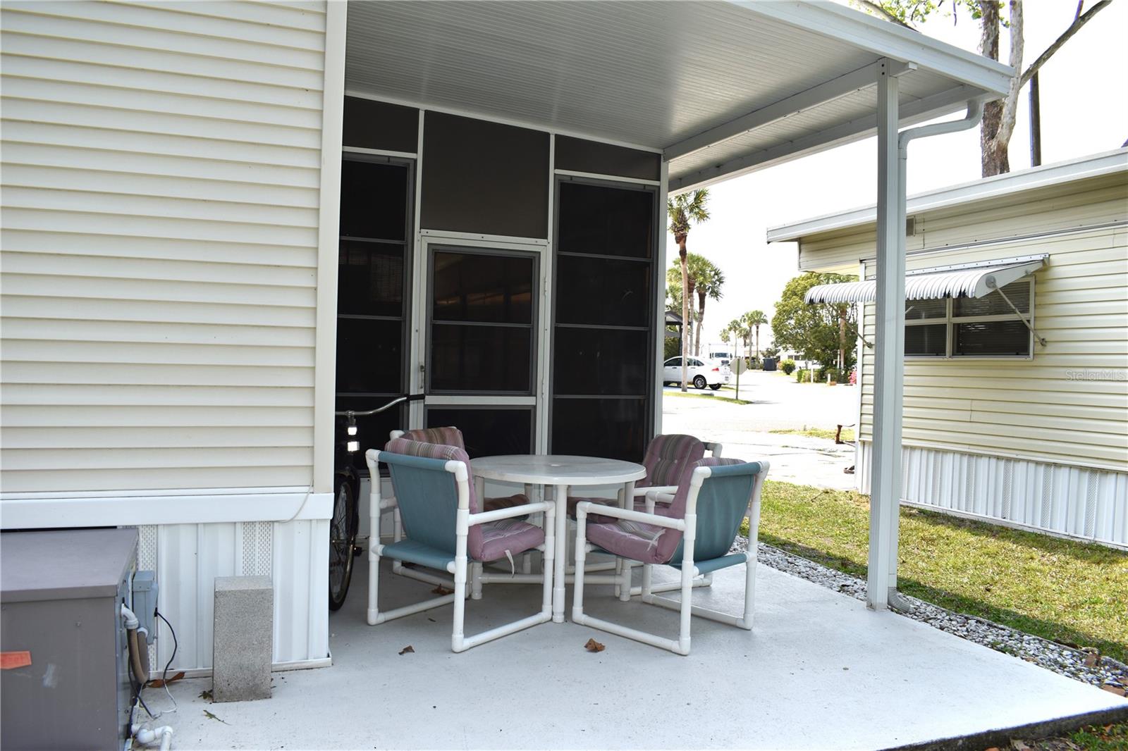 Covered patio