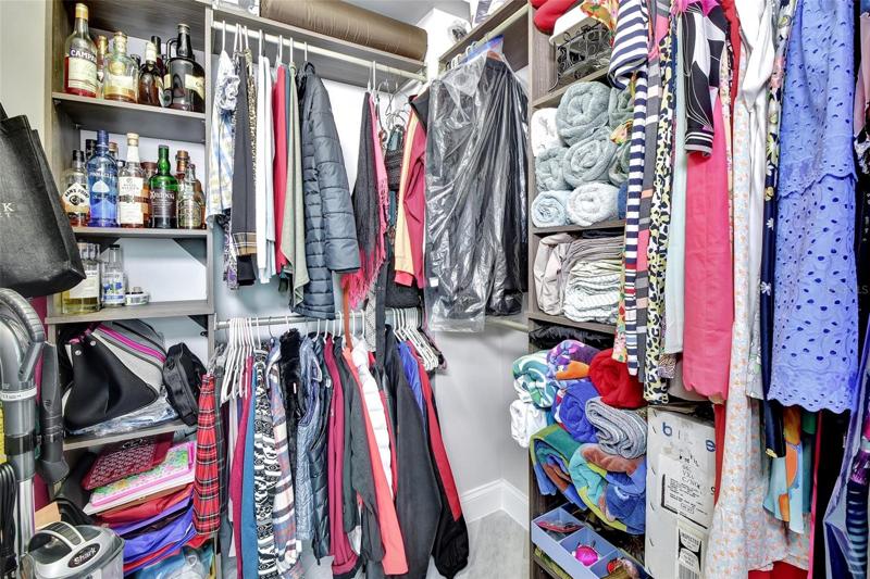 Guest room closet