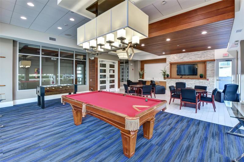 Billiards room