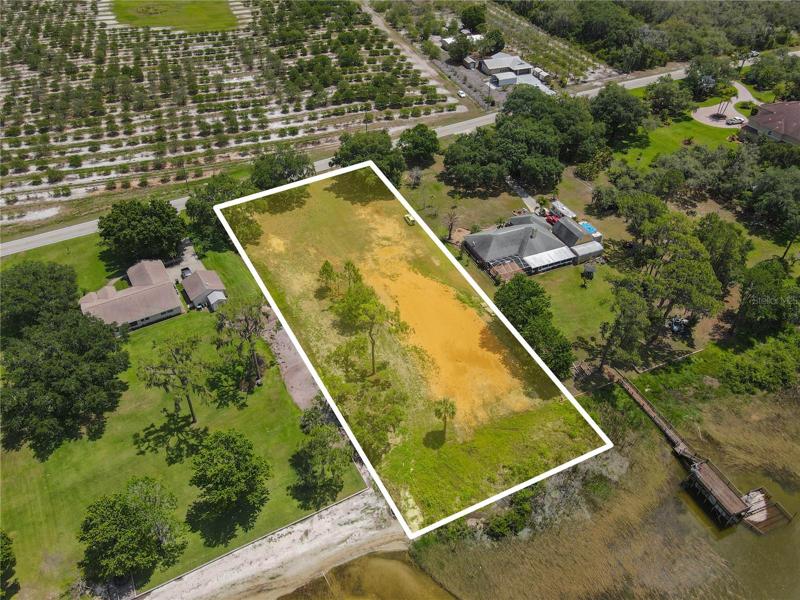 OUTLINE OF LK FRONT LK REEDY LOT