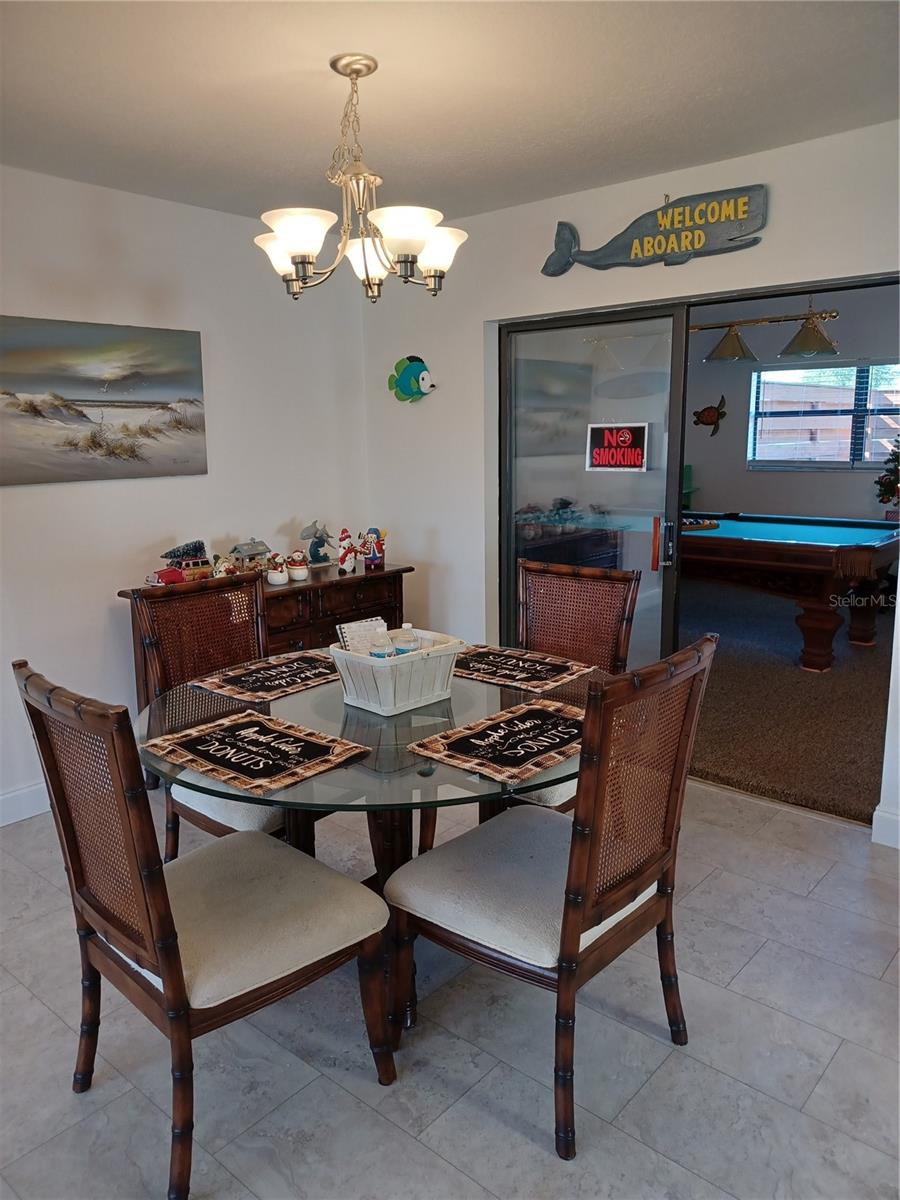 Dining area