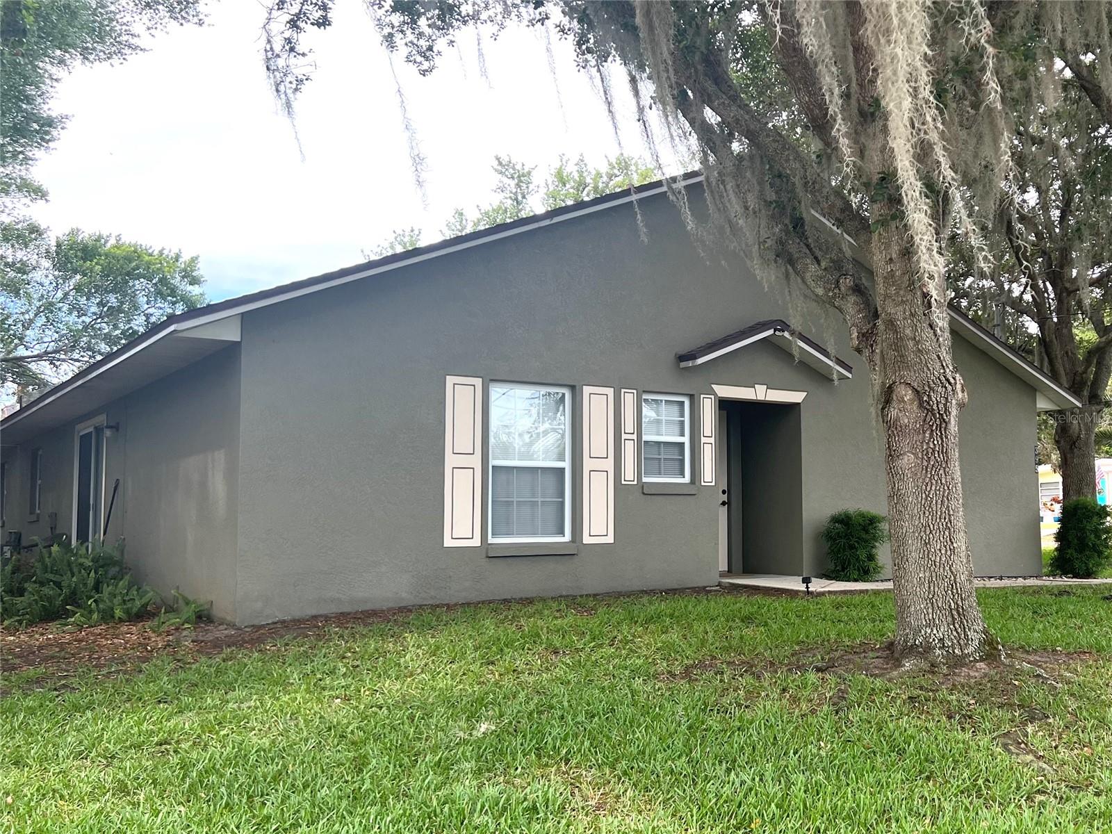 Front Yard Of One Side Of Duplex