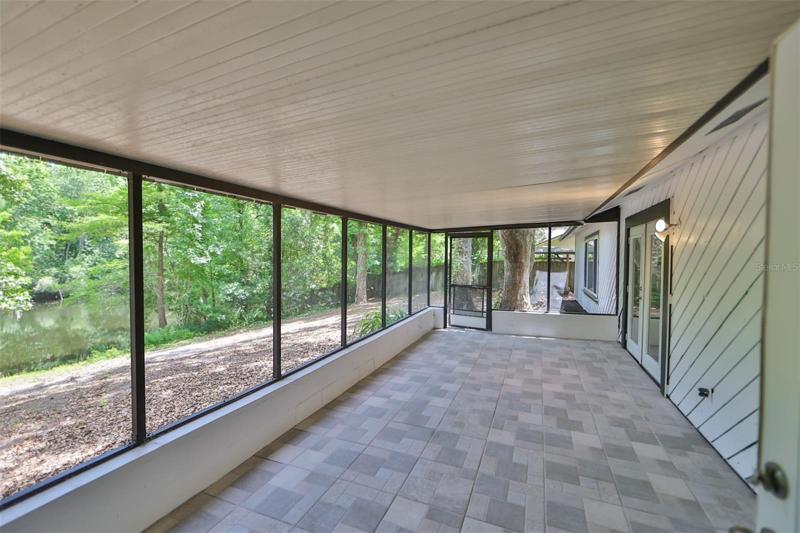 Covered Back Porch