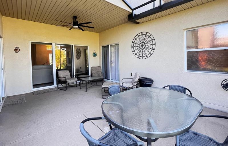 Enclosed portion of Lanai