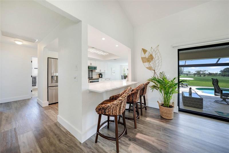 beautiful stone countertops compliment the neutral decor and give you endless options for your color palette
