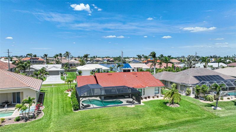 This lot is .25 acres which gives you room between each house.  