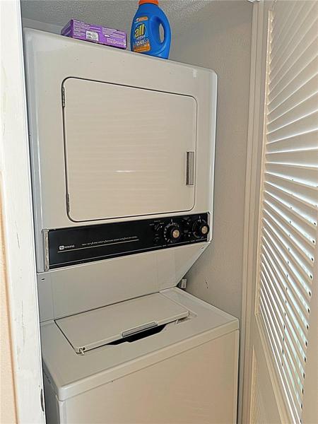 INSIDE WASHER DRYER CLOSET