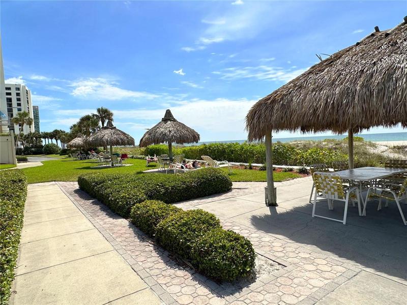 TIKI'S LINE THE BEACH