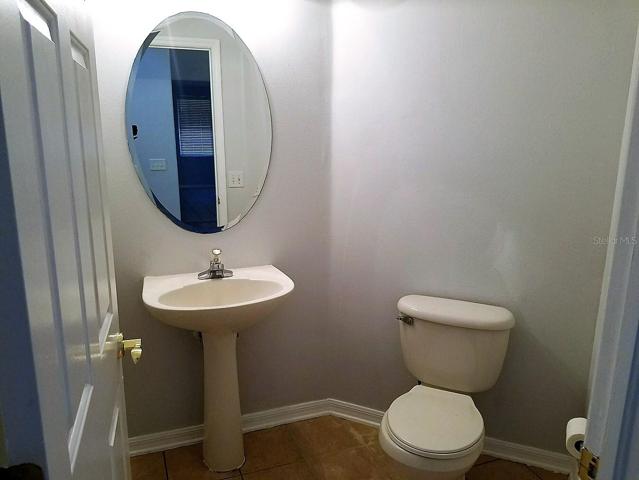 downstairs half bath