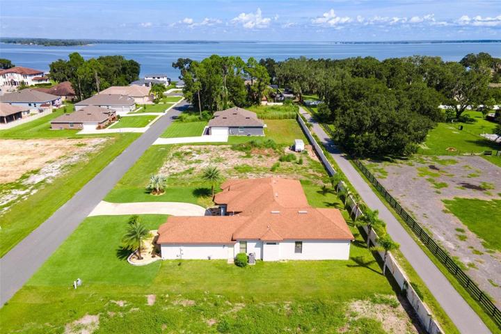 Aerial of Side View of Property