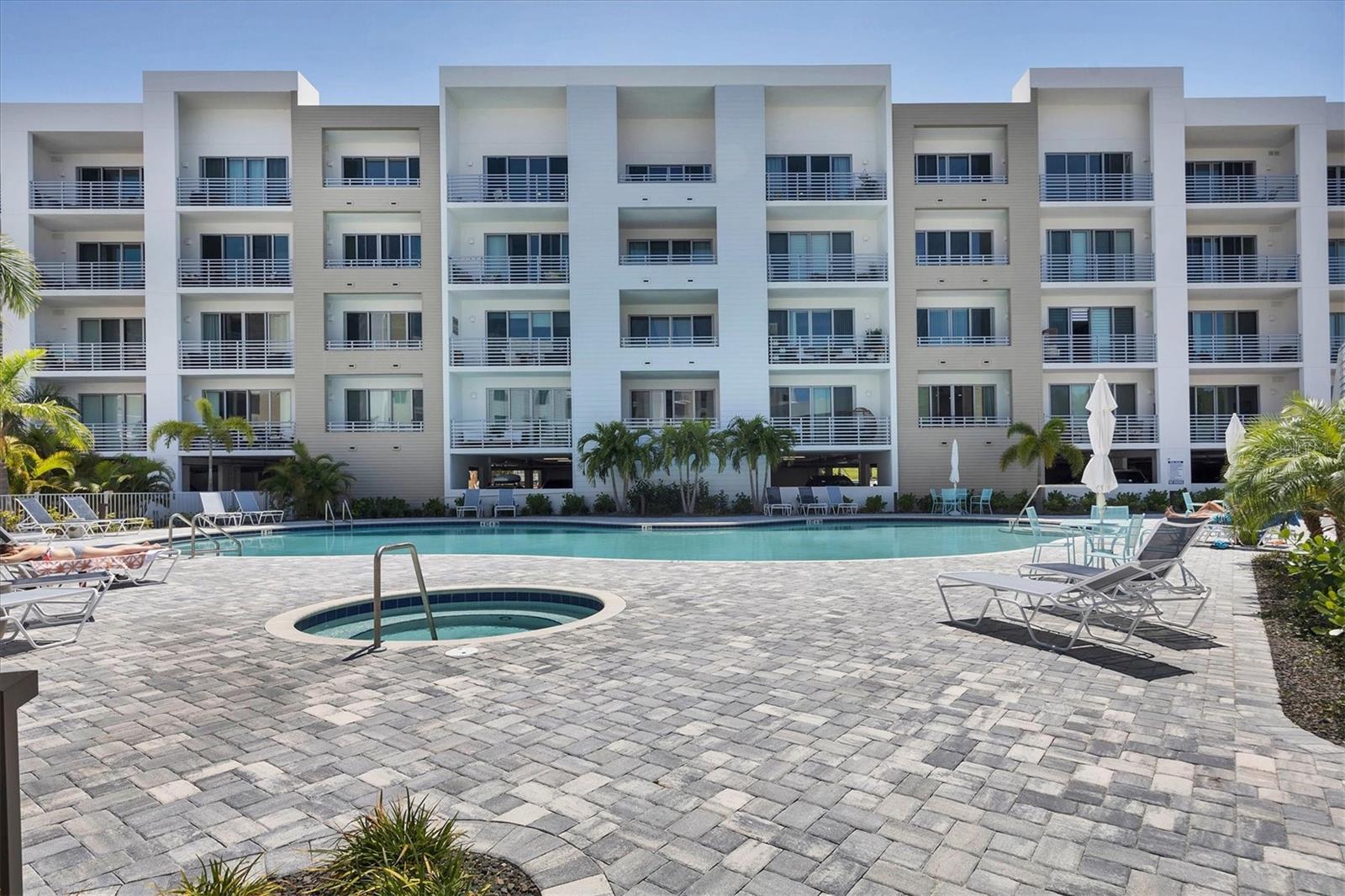 Resort Style Pool and Spa