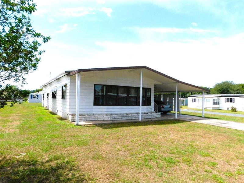 This home is located on a corner lot.