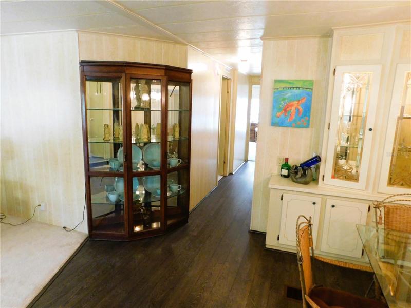 Hallway to back bedrooms.