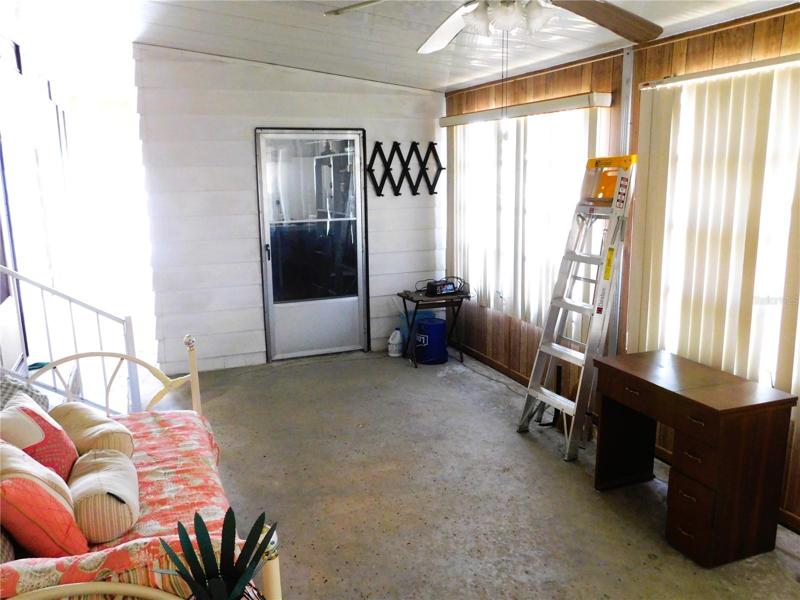 Florida room is of main home.