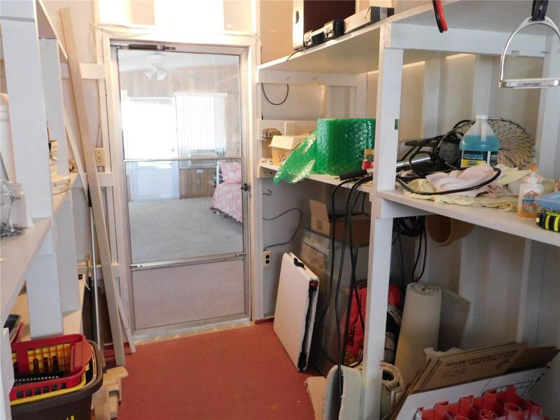 Storage area.