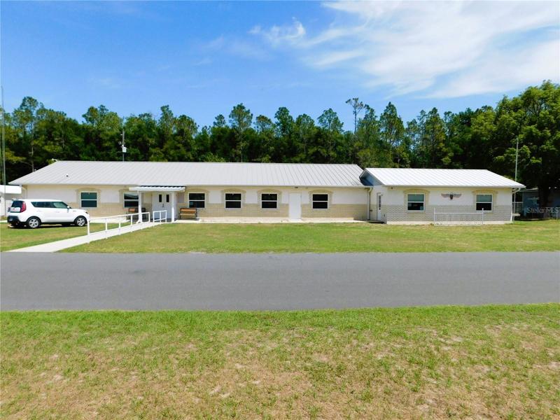 Large club house in this community.