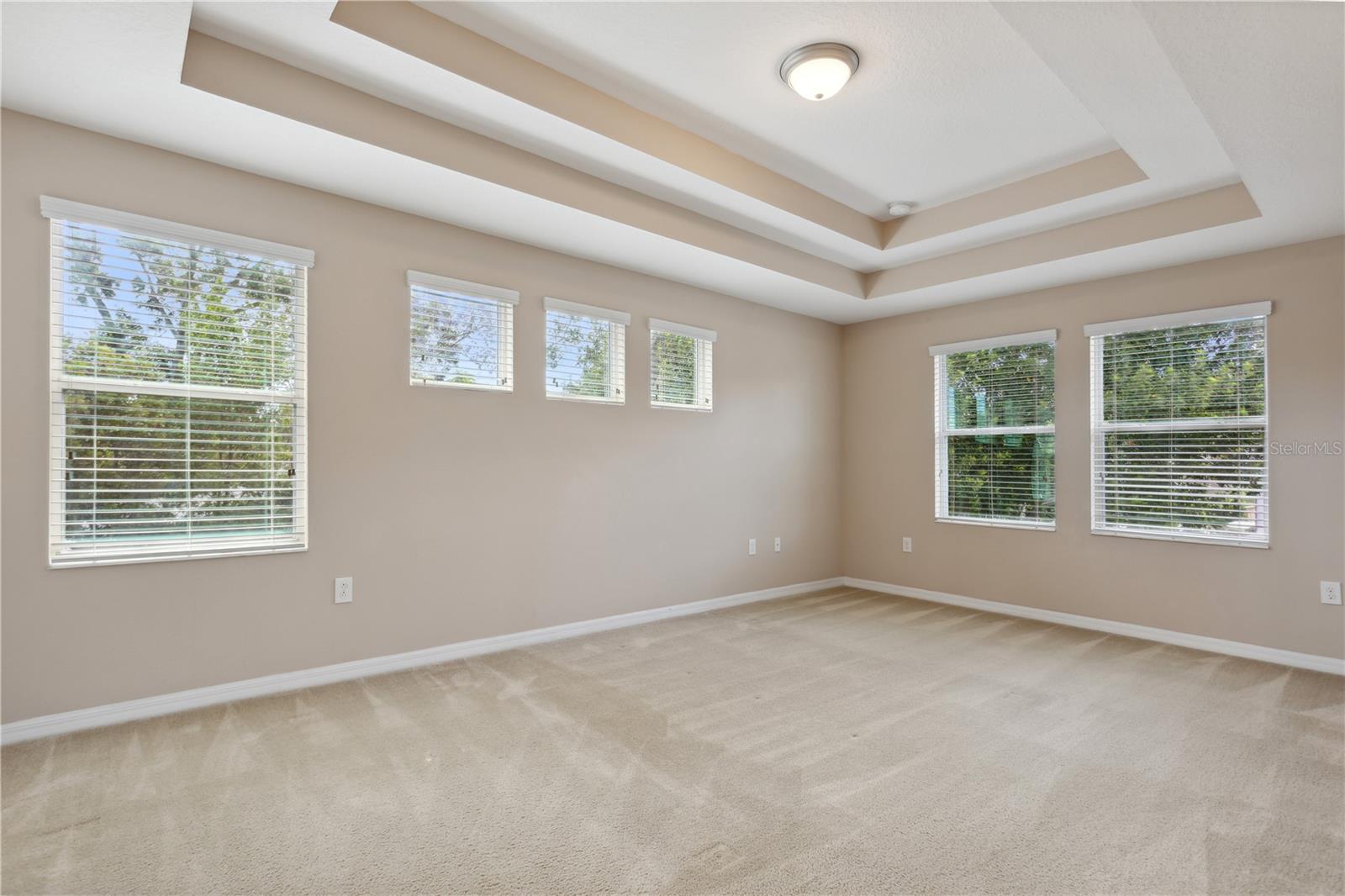 Primary bedroom on second floor