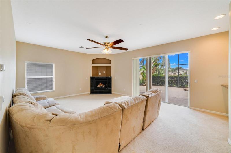 Follow the natural flow into the open eat in kitchen and sizable family room!