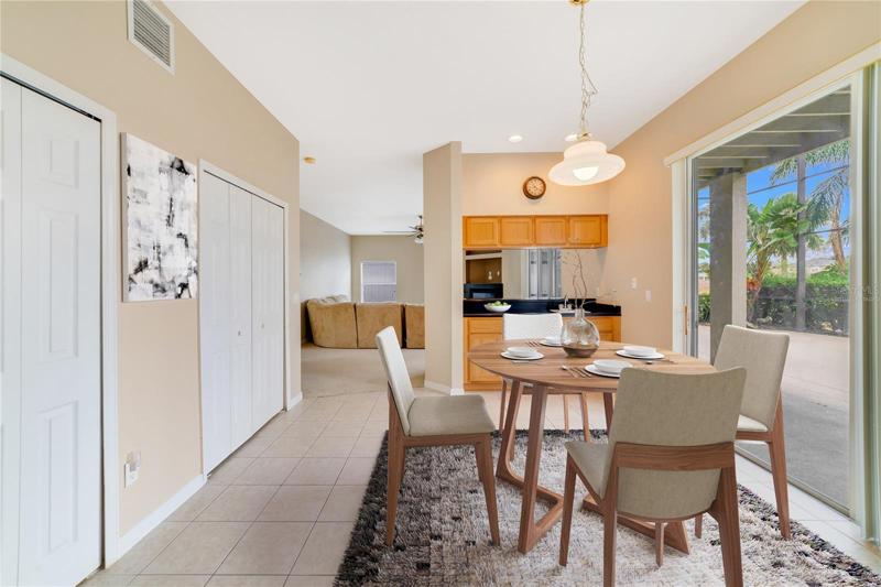 BREAKFAST NOOK. Virtually Staged.