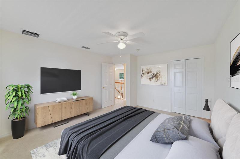 GUEST BEDROOM. Virtually Staged.