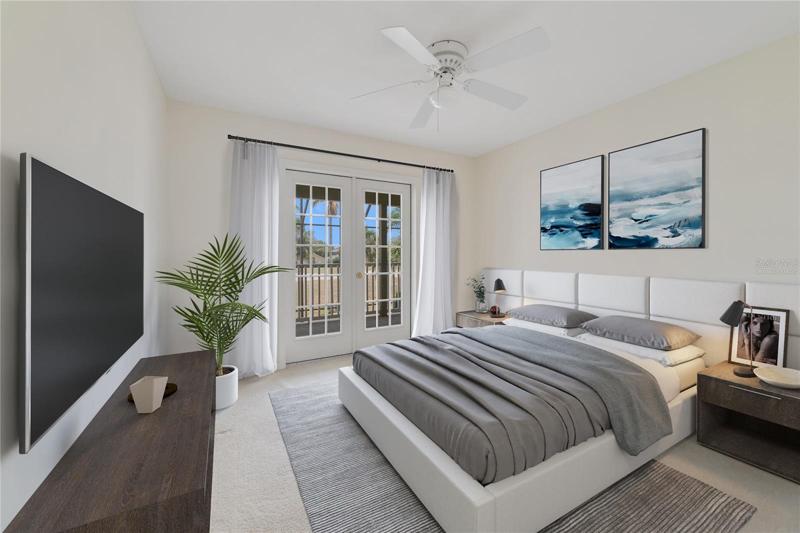 GUEST BEDROOM. Virtually Staged.