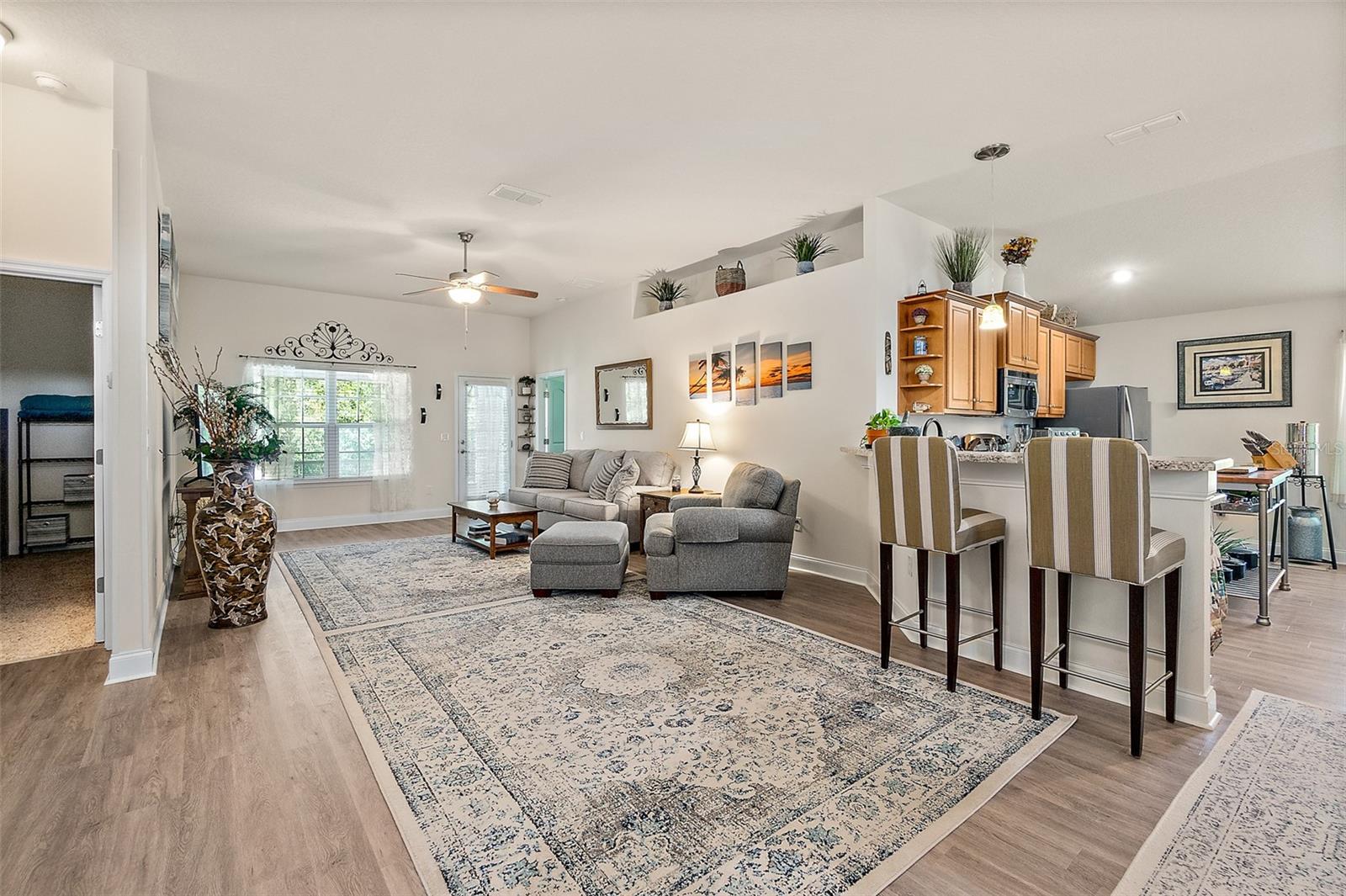 Large open floor plan