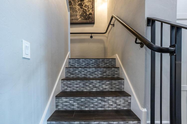 Stairs to bedroom 5 above garage