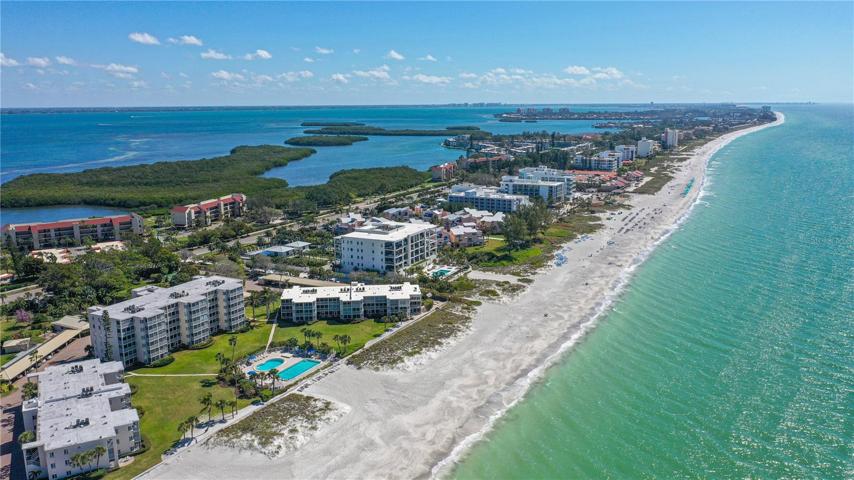Aerial Looking South, Gulf to Bay
