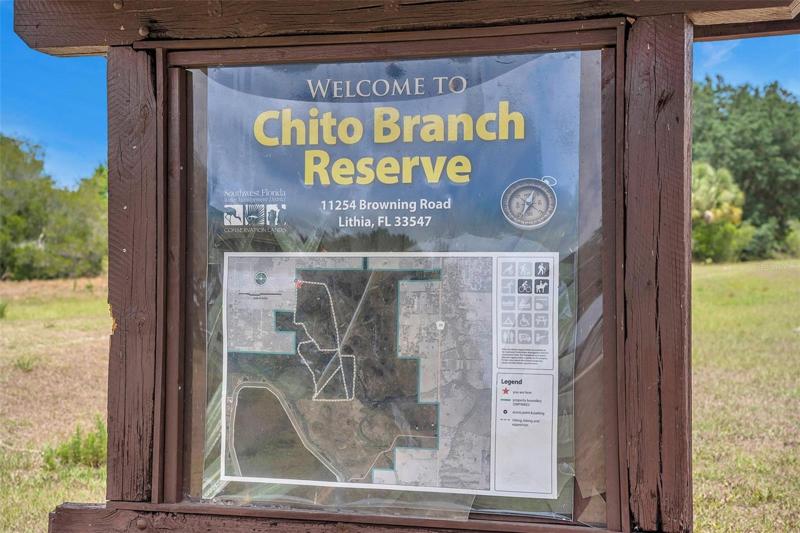 Chito Branch Reserve close by.