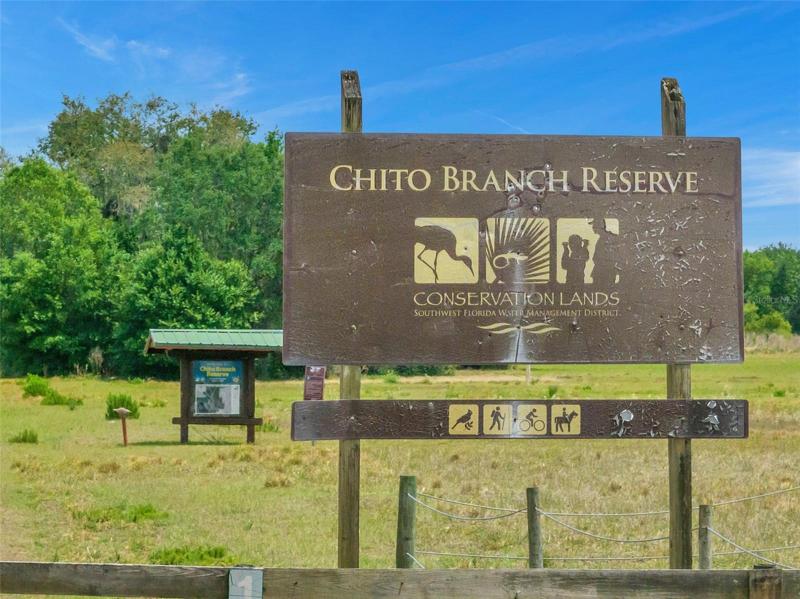 Chito Branch Reserve close by.