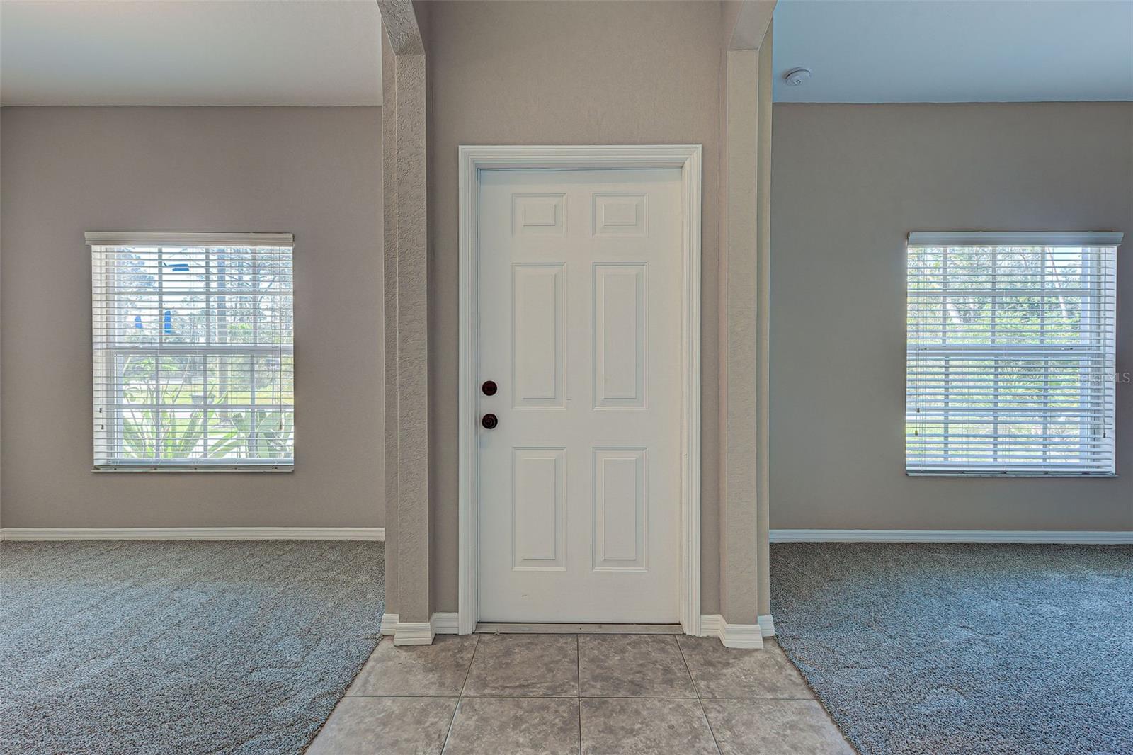 Foyer with Formal Dining & Living Rooms