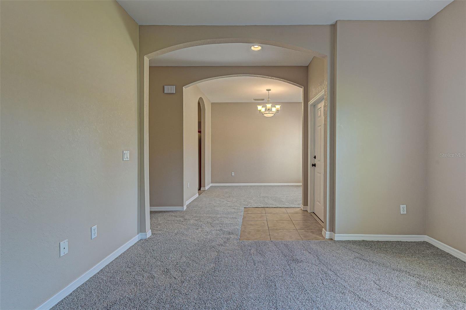 Formal living room looking toward Dining room