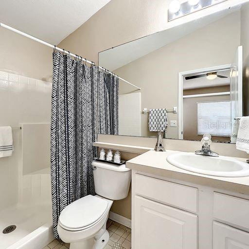 Master bath with walk in shower