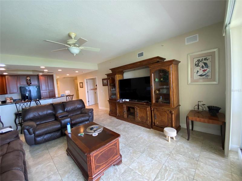Great room with TV, Sofa