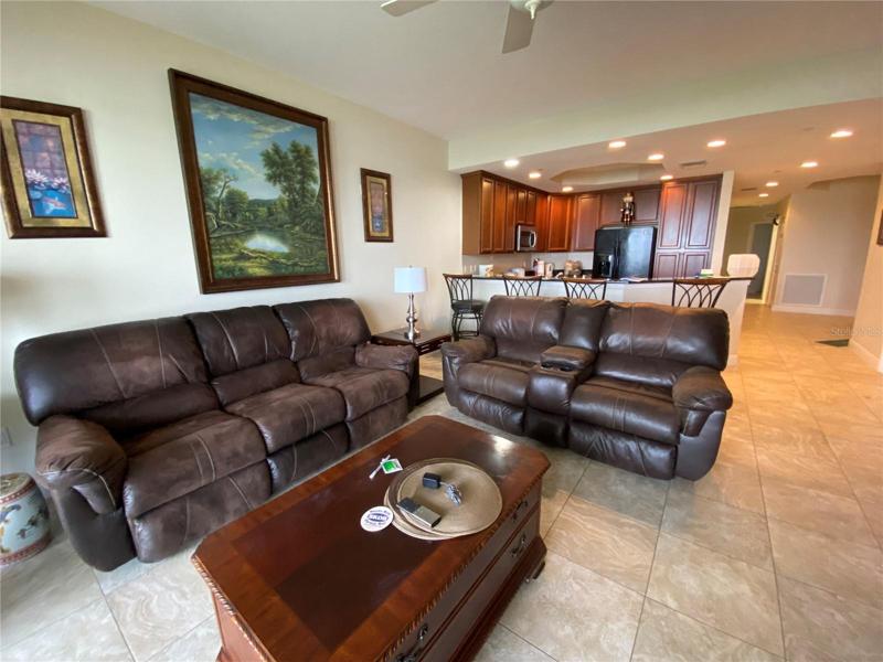 Great room with TV, Sofa