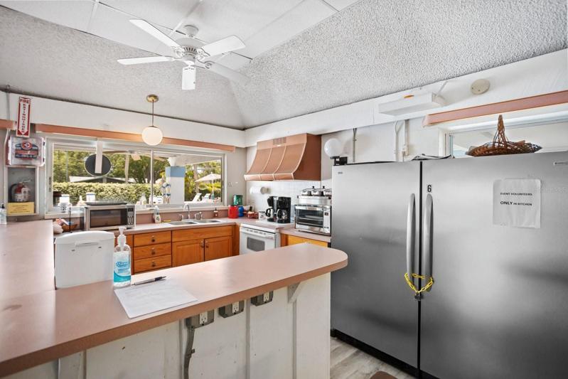 Kitchen in recreation room