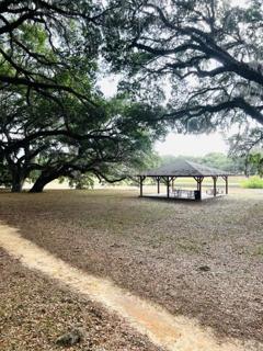 Covered Pavillion with picnic tables